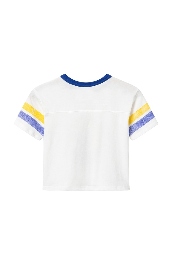 view 2 of 3 T-SHIRT RINGER RAMS in White & Liberty