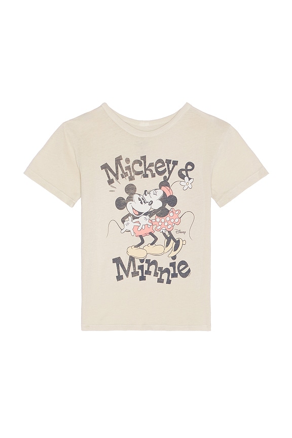 view 1 of 2 MICKEY & MINNIE Tシャツ in Camel