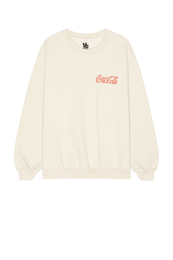 view 2 of 4 Coca Cola Life Tastes Good Sweatshirt in Sand