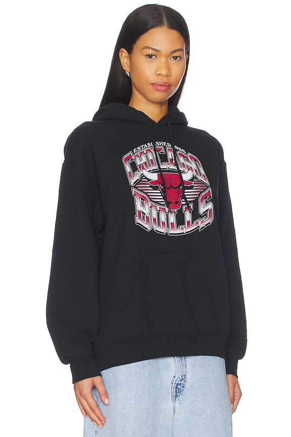 view 2 of 4 Bulls Chrome Lines Hoodie in Black