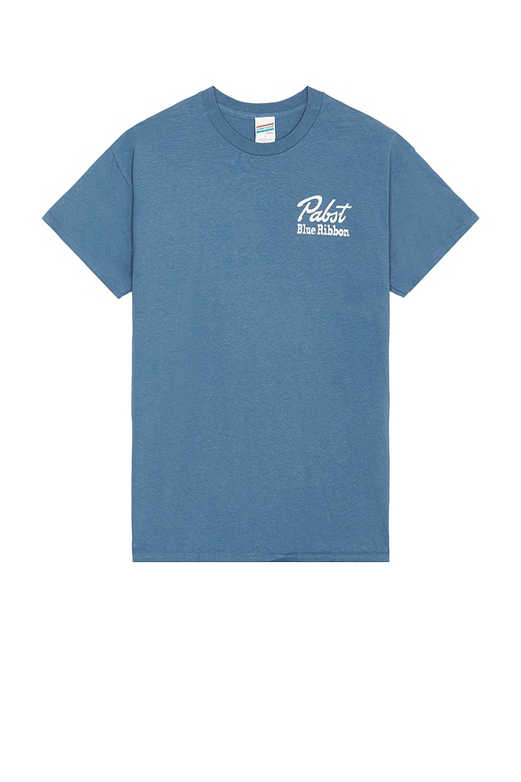 view 2 of 3 PBR Good Old Time Flavor Tee in Indigo Blue