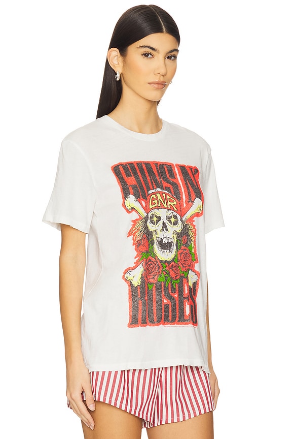 view 2 of 4 CAMISETA GNR NORTH AMERICAN TOUR in Vintage White