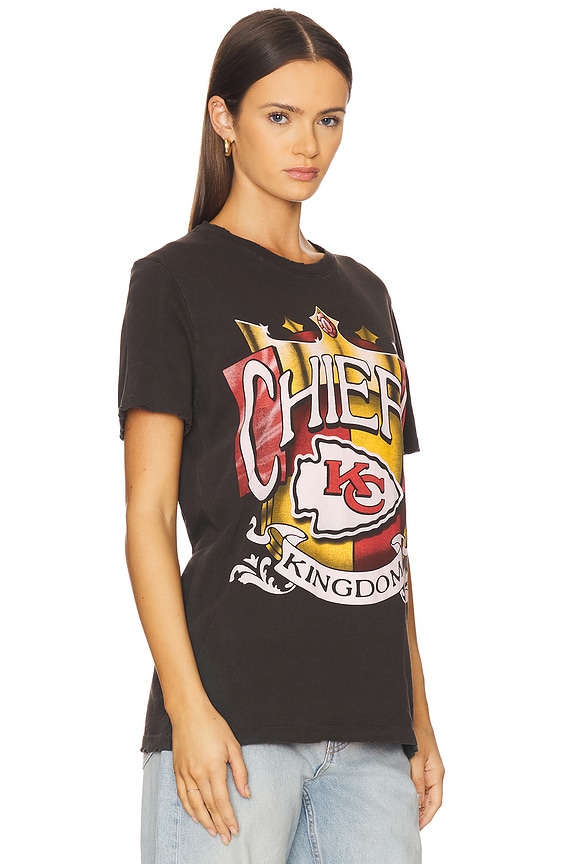 view 2 of 4 Chiefs Kingdom Vintage Tee in True Black