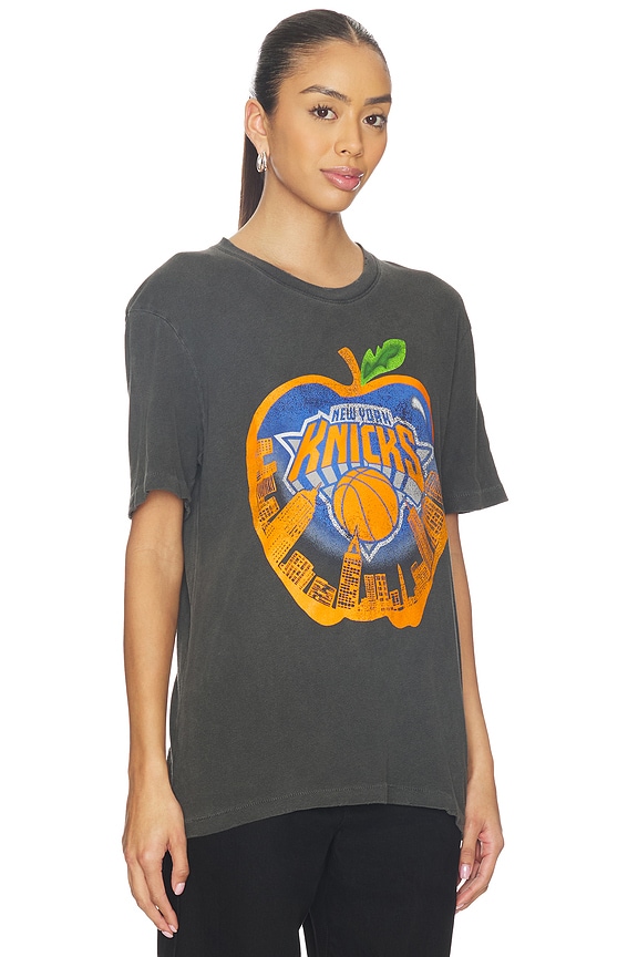 view 2 of 4 Knicks Big Apple Vintage Tee in True Black