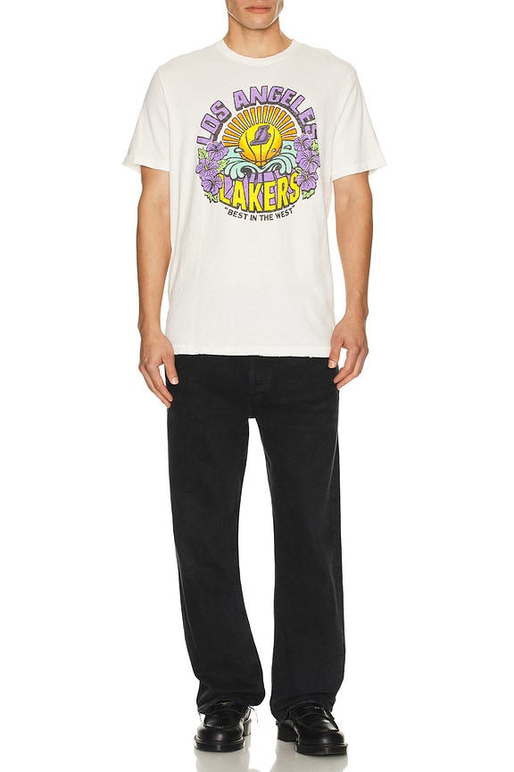 view 2 of 4 CAMISETA RETRO LAKERS BEST IN THE WEST in Vintage White