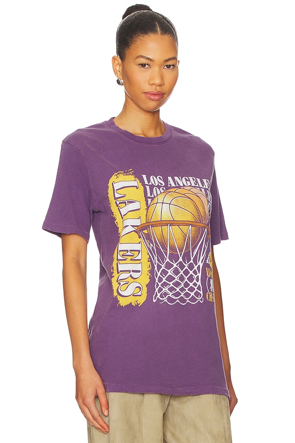 view 2 of 4 Lakers 17x Champs Vintage Tee in Purple