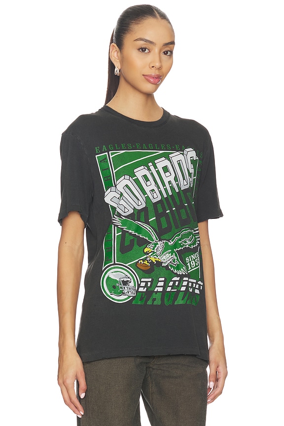 view 2 of 4 Eagles Go Birds Vintage Tee in True Black