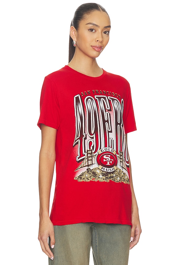 view 2 of 4 T-SHIRT VINTAGE 49ERS GOLD RUSH in Licorice