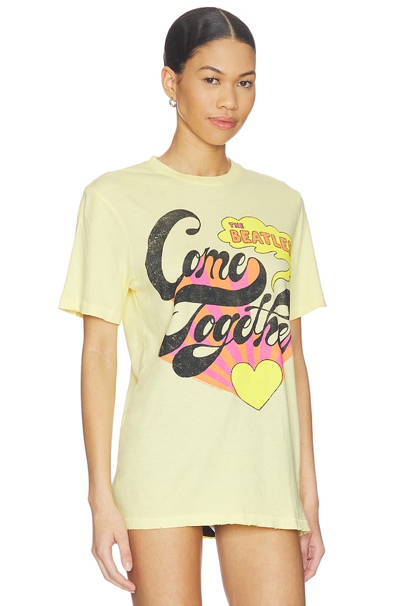 view 2 of 4 The Beatles Come Together Tee in Dusty Citron