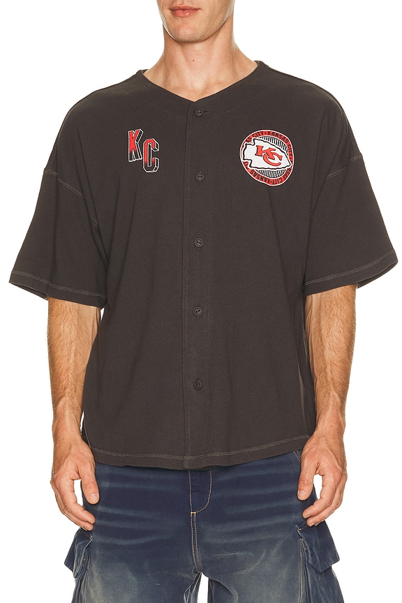 view 2 of 5 Chiefs Baseball Jersey in Vintage Black