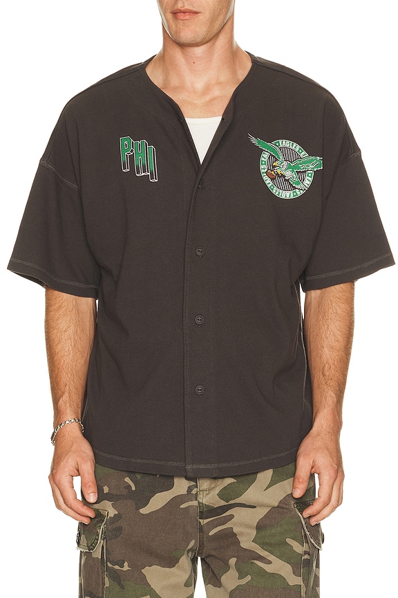 view 2 of 4 Eagles Baseball Jersey in Vintage Black
