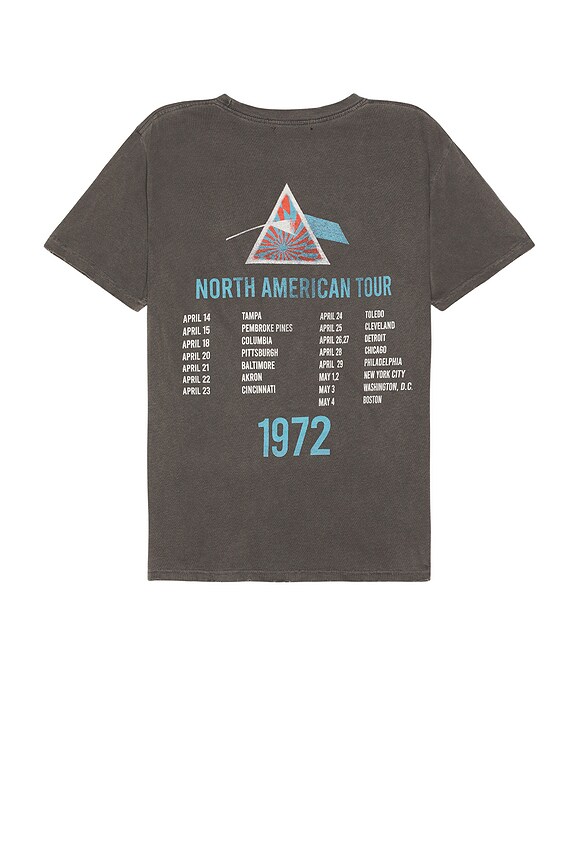 view 2 of 3 Pink Floyd Circle Pattern Tee in Vintage Black Pigment Dye