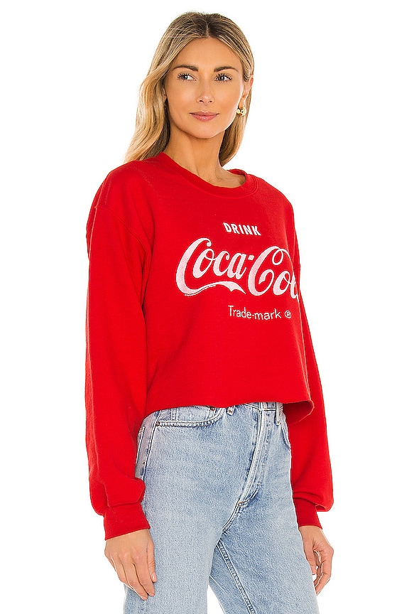 view 2 of 4 COCA COLA 맨투맨셔츠 in Red