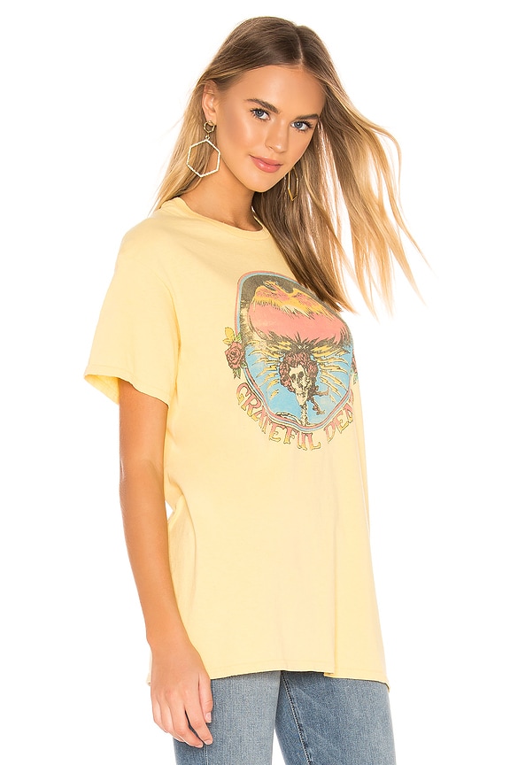 view 2 of 4 Grateful Dead 1980 Tour Tee in Banana Yellow