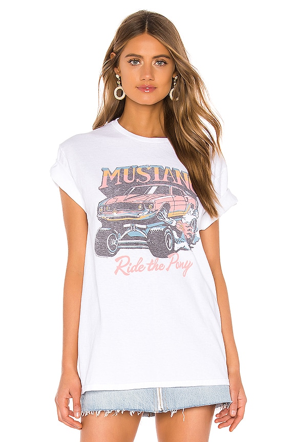 view 2 of 5 CAMISETA MUSTANG in White
