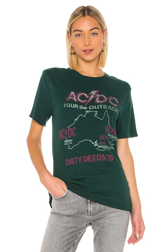 view 2 of 5 ACDC Dirty Deeds Tee in Pine