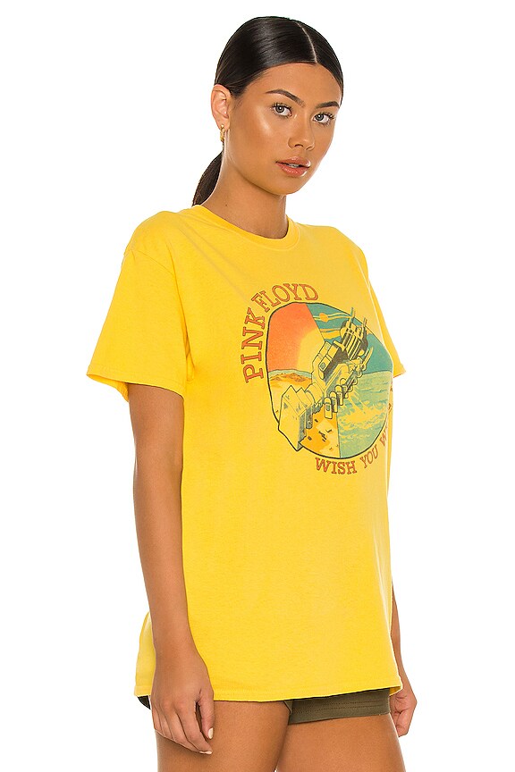 view 2 of 4 Pink Floyd Wish you Were Here Tee in Banana