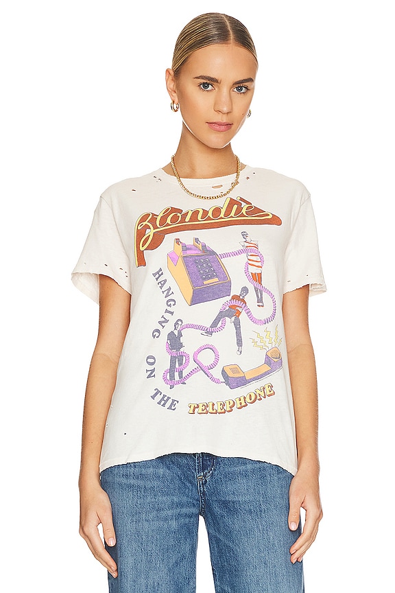 view 2 of 5 CAMISETA GRÁFICA BLONDIE HANGING ON THE TELEPHONE in Birch