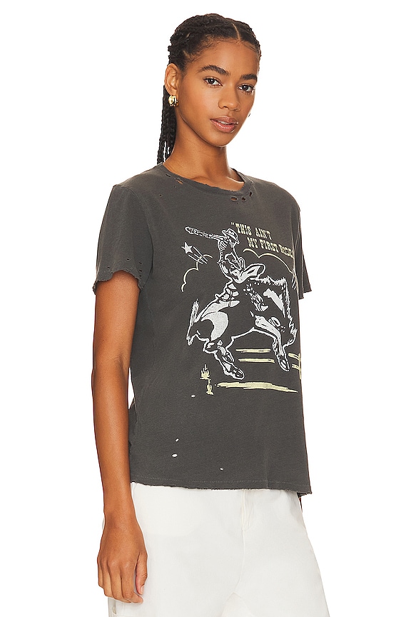 view 2 of 4 Ain't My First Rodeo Tee in Vintage Black