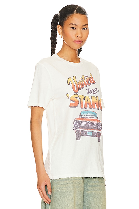 view 2 of 4 CAMISETA UNITED WE STANG in Vintage White