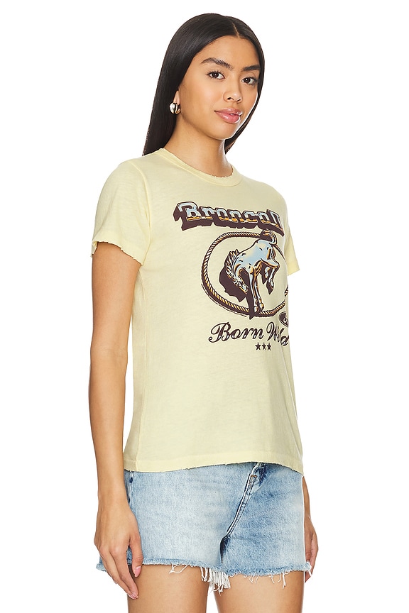 view 2 of 4 BRONCO BORN WILD Tシャツ in LYW
