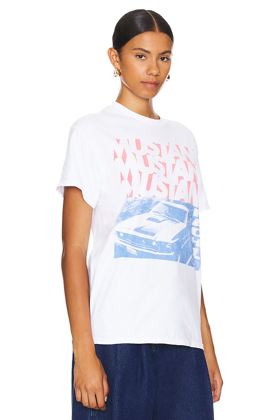 view 2 of 4 Mustang Mach 1 Tee in White