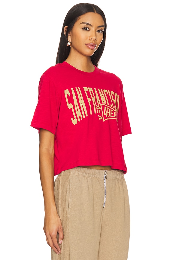 view 2 of 4 CAMISETA CORTA CON CUELLO ALTO 49ERS DUAL THREAT in Red
