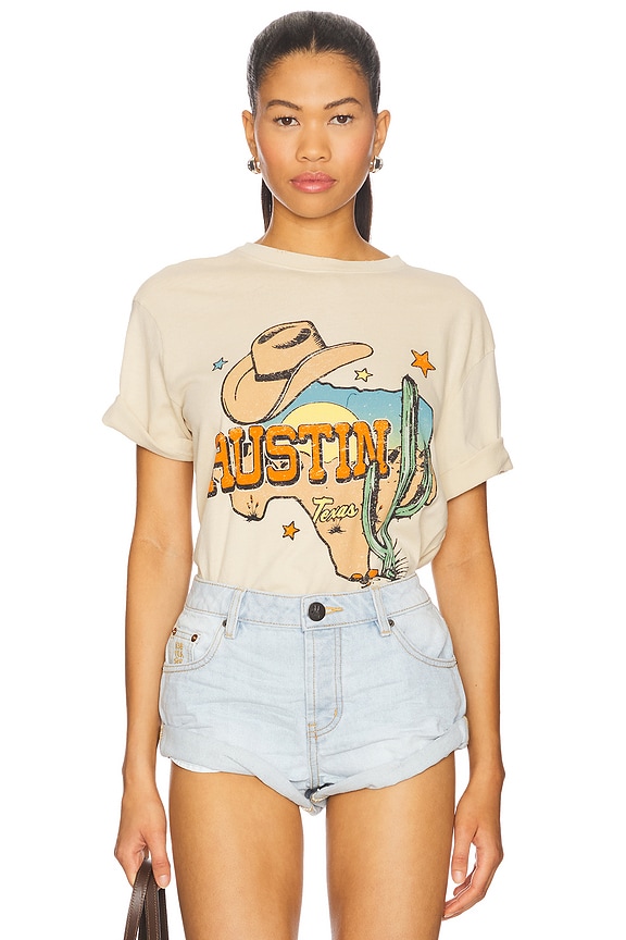 view 1 of 5 AUSTIN TEXAS Tシャツ in Camel