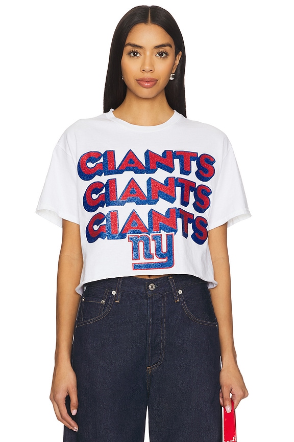 view 2 of 5 TOP CROPPED GIANTS in White