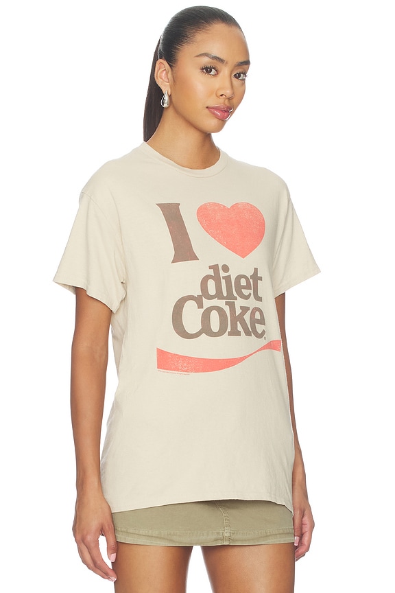 view 2 of 4 CAMISETA I HEART DIET COKE  in Sand