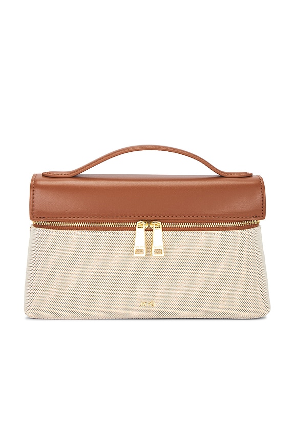 view 2 of 5 SAC À MAIN AVEC ANSE THEA in Brown Canvas