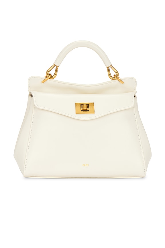 view 2 of 5 Lucia Classic Top Handle Bag in White
