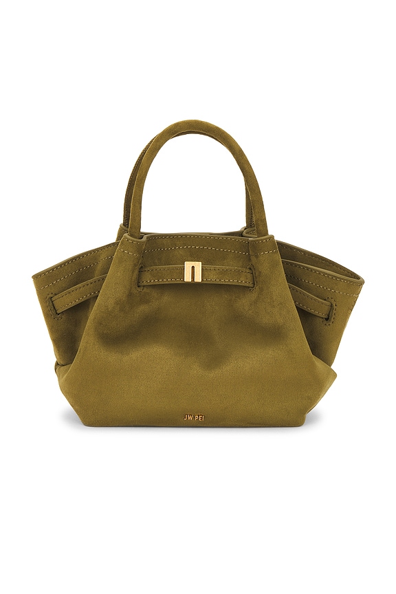 view 2 of 5 Hana Mini Tote Bag in Dark Olive