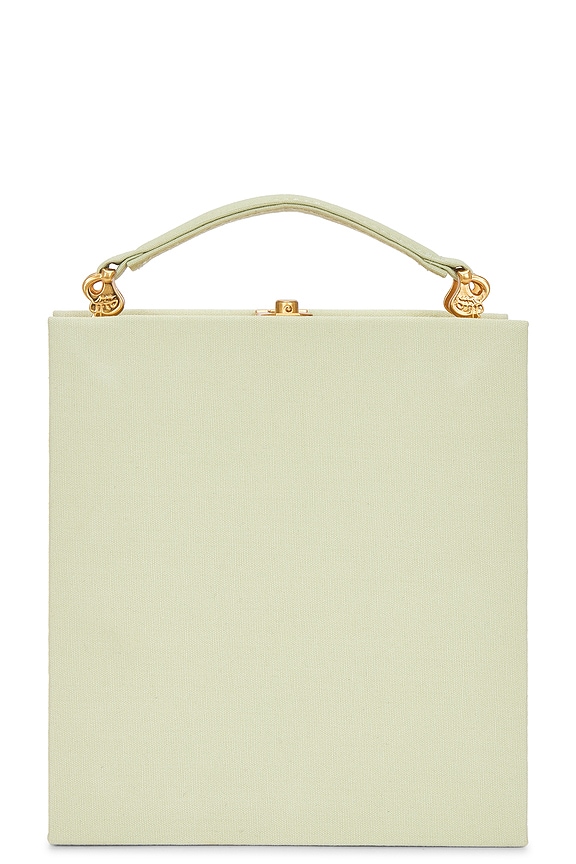 view 2 of 4 Taya Wine Glass Clutch in Light Green