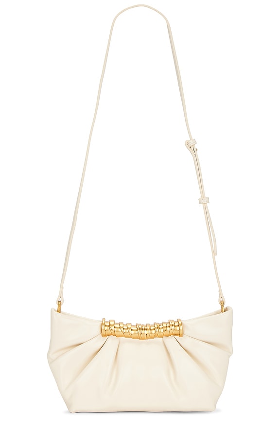 view 2 of 4 Leia Pleated Clutch in White