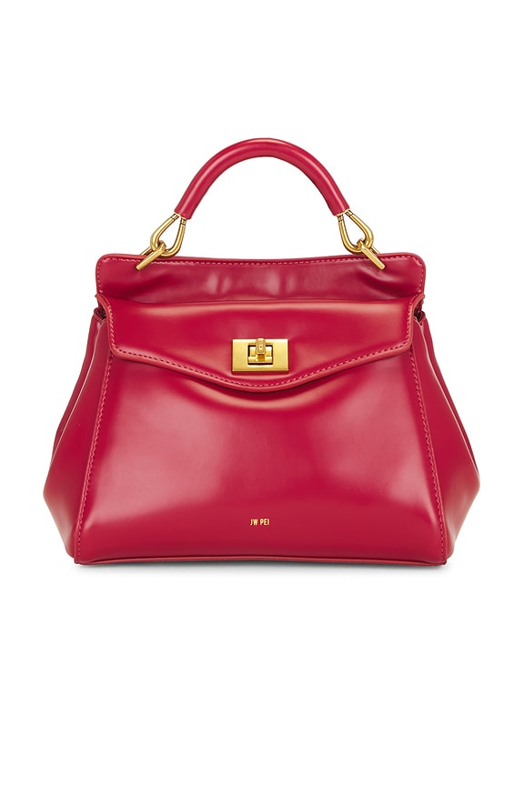 view 2 of 5 Lucia Classic Top Handbag in Claret