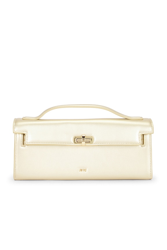 view 2 of 5 Bria Structured Top Handle Bag in Gold