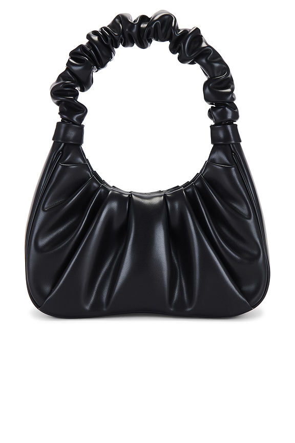 view 2 of 4 Gabbi Ruched Hobo Handbag in Black
