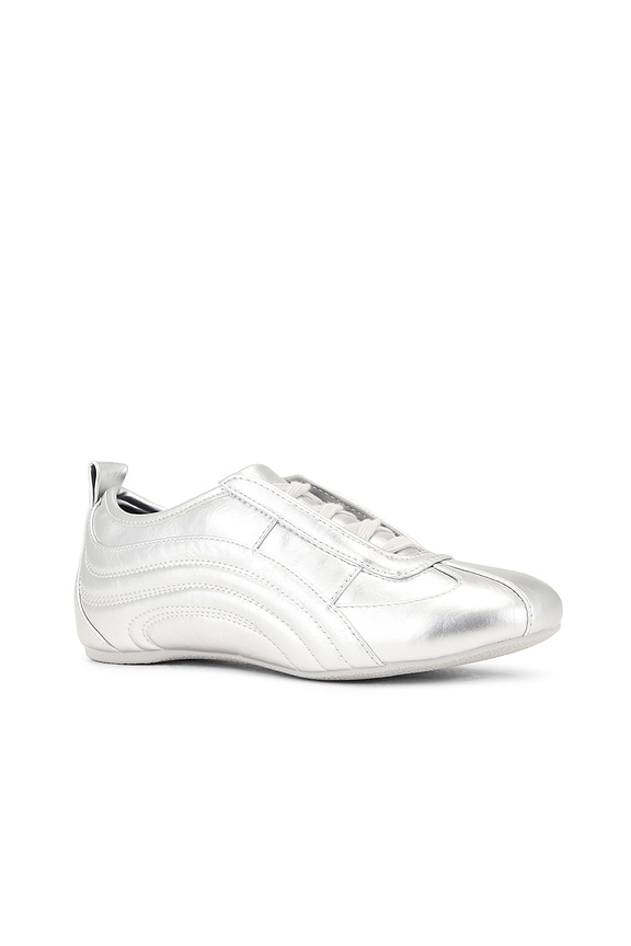view 2 of 6 Ferne Streamlined Lustrous Sneakers in Silver