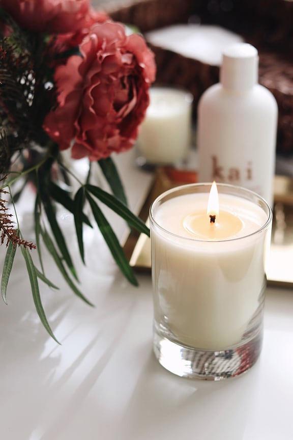 view 2 of 2 Rose Skylight Candle in 