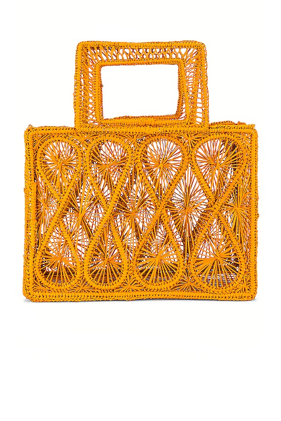 view 2 of 4 Ponedera Rectangle Satchel in Marigold