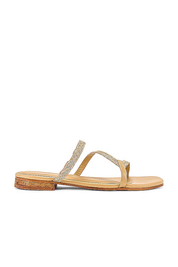 Kaanas Nevis Sandal in Gold | REVOLVE