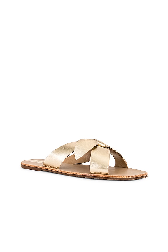 view 2 of 5 Tais Bow Sandal in Gold