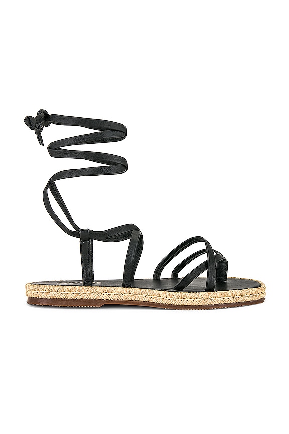 Kaanas Kluang Espadrille Sandal in Black | REVOLVE