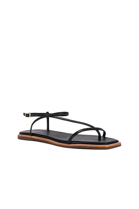 view 2 of 5 SANDALIA ALAYTA SQUARE-TOE STRAPPY in Black