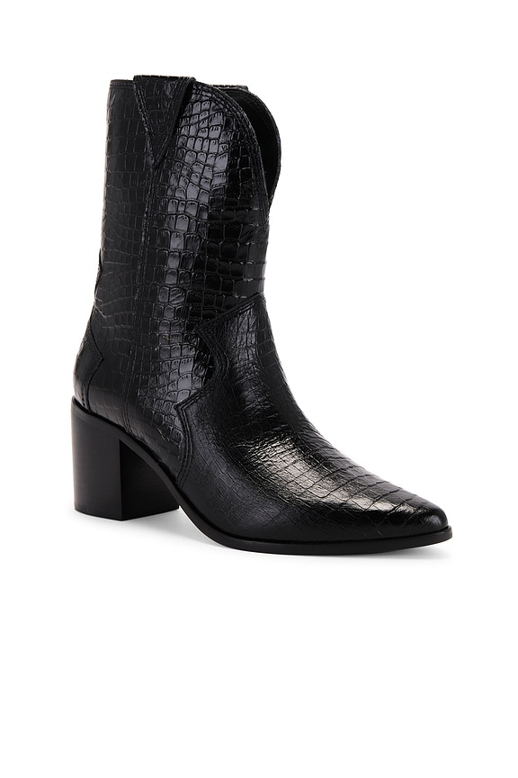 view 2 of 5 Vera Cowboy Bootie in Black
