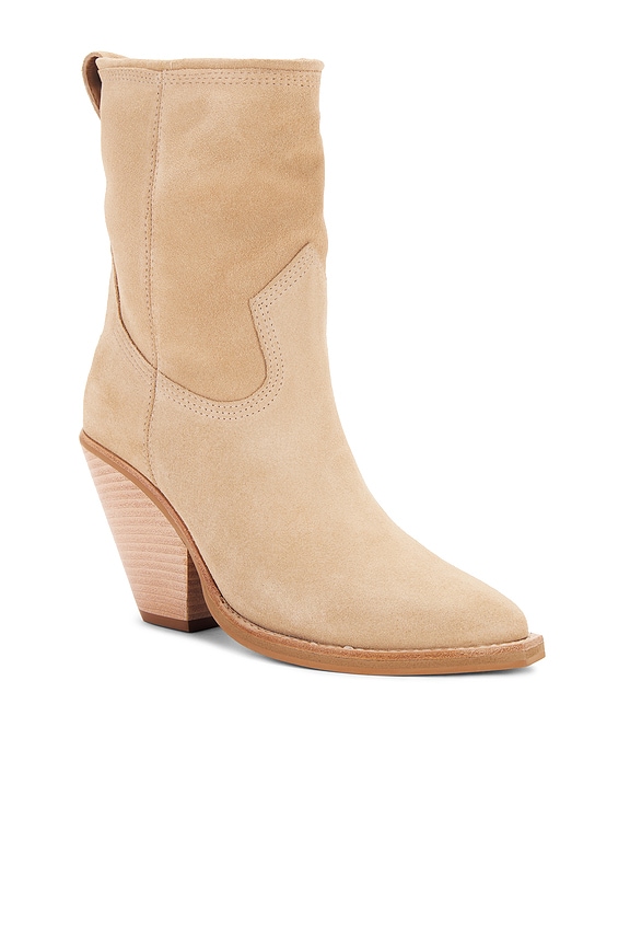 view 2 of 5 Dante Suede Western Bootie in Nutmeg