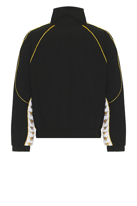view 2 of 5 222 Banda Nucio Full Zip Jacket in Black, Yellow, Rich Gold, & White