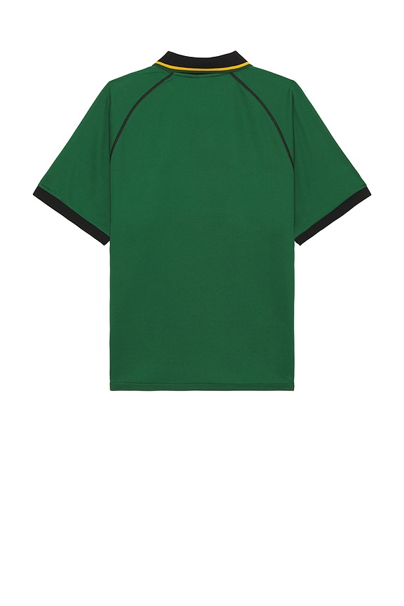 view 2 of 5 Authentic Norton Short Sleeve Polo in Green Eden & White