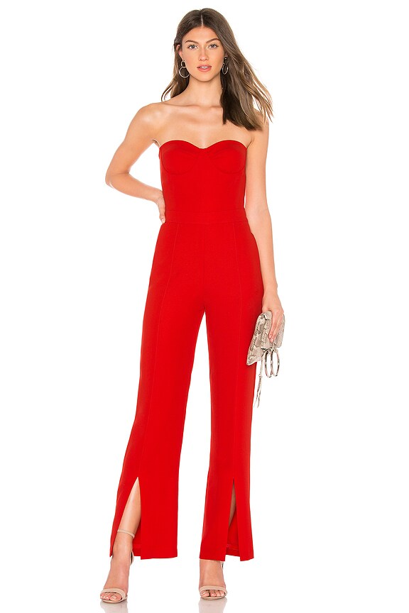 view 1 of 3 Vivian Jumpsuit in Red